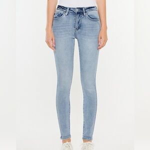 KanCan Essentials High Rise Light Blue Ankle Skinny Jeans NWT Size 11/29